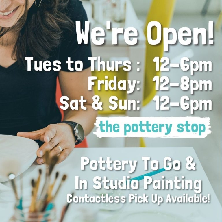 About The Pottery Stop Paint Your Own Pottery and DIY Art Studio in